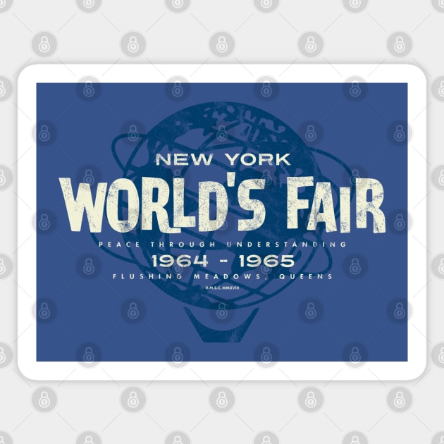 1964 1965 New York World's Fair Classic Unisphere Sticker by DMSC